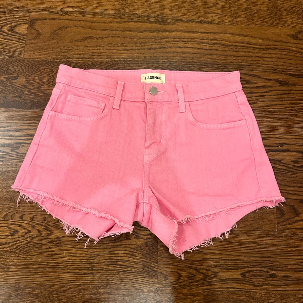 L’AGENCE Pink Women's Shorts